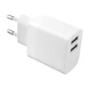 Fixed Fiksuotas | Dvigubas USB kelioninis 17 W įkroviklis ir USB/USB-C laidas | FIXC17N-2UC-WH | N/A