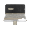 Fixed Fiksuotas | Opus | Knygų dėklas | Samsung | Galaxy A55 5G | Oda | Juodas