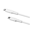 Fixed Fiksuotas | Skysto silikono kabelis USB-C/Lightning, 2 m | FIXDLS-CL2-WH