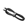 Fixed Ištaisyta | Skysto silikono kabelis USB-C/USB-C, 1,2 m, 60 W | FIXDLS-CC12-BK