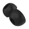 Dėklas Fixed Plugs Pro, 2 komplektai, dydis S | Kištukai | Apple | Airpods Pro/Pro 2 | Putplastis | Juodas