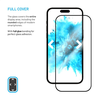 Fixed ekrano apsauga | Samsung | Galaxy A17 4G/5G | Grūdintas stiklas | Juoda | Pilnas padengimas 2.5D