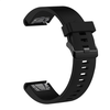 Fixed | Silikoninis dirželis, skirtas „Garmin QuickFit 20mm“ | Juodas