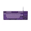 Klaviatūra Fury Kanabo K2 US balta pašvietimas mechaninė violetinė