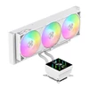 Gamemax CPU Liquid Cooler | GLACIER 360 LCD WH | Baltas