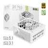 Gamemax PSU | GX PRO 1050G WH | 1050 W | Gold | Baltas | Full Modular