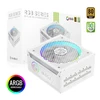 Gamemax PSU | RGB 750G WH | 750 W | Gold | Baltas | Full Modular