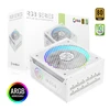 Gamemax PSU | RGB 850G WH | 850 W | Gold | Baltas | Full Modular