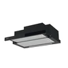 CATA gartraukis | TFH 6830 GBK | Teleskopinis | Energijos vartojimo efektyvumo klasė A+++ | Plotis 60 cm | 795 m³/h | Elektroninis | LED | Juodas stiklas