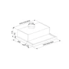 CATA | Hood | TFH 5250 X | Telescopic | Energy efficiency class D | Plotis 50 cm | 325 m³/h | Slider control | LED | Inox