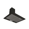CATA Gartraukis | VK 6000 BK | Tvirtinamas prie sienos | Energijos vartojimo efektyvumo klasė A | Plotis 60 cm | 395 m³/h | Mechaninis | LED | Juodas
