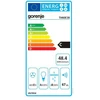 Gartraukis Gorenje | Gaubtas | TH60E3X | Teleskopinis | C energijos vartojimo efektyvumo klasė | Plotis 60 cm | 350 m³/h | Mechaninis valdymas | LED | Inox