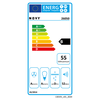 Gartraukis Novy Hood Crystal 26050 Canopy Energy efficiency class B Plotis 60 cm 600 m³/h Push buttons LED Baltas