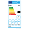 Gartraukis Novy Hood Crystal 26052 Canopy Energy efficiency class B Plotis 60 cm 600 m³/h Push buttons LED Juodas