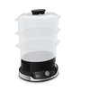 Garų puodas TEFAL | Maisto garintuvas | VC204810 Ultracompact | Juodas | 800 W | Talpa 9 l | Krepšelių skaičius 3