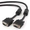„Gembird CC-PPVGA-10M-B Premium VGA HD15M/HD15M“ dvigubai ekranuotas su 2 ferito šerdimis, 10M | Cablexpert