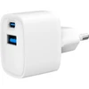 Gembird greitasis įkroviklis | TA-UC-PDQC20-W-01 | USB A+C