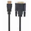 GEMBIRD CC-HDMI-DVI-10 Gembird HDMI-DVI kištukas-kištukas kabelis su auksinėmis jungtimis, 3 m, didmeninė pakuotė