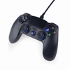 GEMBIRD Wired vibracinis žaidimų valdiklis PlayStation 4 arba PC juodas