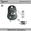 Gembird | MUSWB2 | Optinė Bluetooth pelė | 6 button | Juodas, Pilkas