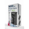 Gembird | Skaidrus QC3.0 greito įkrovimo maitinimo blokas | PB09-TQC3-01 | 9000 mAh | Juodas