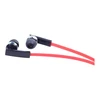 Gembird | Porto ausinės su mikrofonu ir garsumo valdymu su flat kabelis | Su mikrofonu | 3.5 mm | Raudona/Juodas