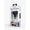GEMBIRD TA-U2QC3-CAR-01 2port USB car fast charger QC3.0 36W juodas