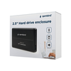 GEMBIRD EE2-U3S-2 HDD/SSD enclosure for 2.5 SATA - USB 3.0 Aliuminio Juodas