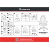 Genesis Gaming Chair Nitro 890 G2 Atlošo apmušalų medžiaga: Eko oda, Sėdynės apmušalų medžiaga: Eko oda, Pagrindo medžiaga: Metalas, Ratukų medžiaga: Nailonas su CareGlide danga | Juodas/Raudona