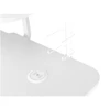 Žaidimų stalas Genesis Holm 320 RGB Gaming Desk, Baltas