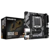Pagrindinė plokštė „Gigabyte“ | B650I AX 1.0 | Procesorių šeima AMD | Procesoriaus lizdas AM5 | DDR5 DIMM | Palaikomos standžiojo disko sąsajos SATA, M.2 | SATA jungčių skaičius 2