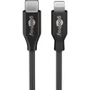 Goobay 39447 Lightning – USB-C™ USB įkrovimo ir sinchronizavimo kabelis | Goobay | USB-C prie „Lightning Apple Lightnin“ (8 kontaktų) | USB C