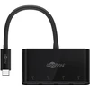 Goobay | 4 prievadų USB-C kelių prievadų adapteriai | 61073 | C tipas | USB-A