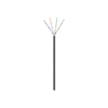 Goobay lauko tinklo kabelis | CAT 5e U/UTP | AWG 26/7 | Kabelio ilgis: 100 m | Juodas