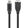 Goobay | Apvalus kabelis | USB-C į micro-B 3.0 laidas | 67995 | mikro-B 3.0 | USB-C (vyriškas)