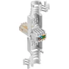 Goobay 68859 RJ45 tinklo jungtis be įrankių CAT 5e UTP neekranuota