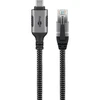 „Goobay“ | USB-A 3.1–RJ45 eterneto kabelis, 1 m | 70696 | Juodas