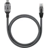 „Goobay“ | USB-A 3.1–RJ45 eterneto kabelis, 1 m | 70696 | Juodas
