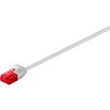 Goobay 71545 CAT 6 plonas patch kabelis U/UTP,pilkas, 0,15 m