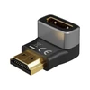 Goobay HDMI Angled Adapteris 270° Vertical, 8K @ 60 Hz, Gold-Plated | 72011