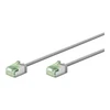Goobay 74343 Ultra-Flexible CAT 8.1 Komutacinis kabelis, Slim, U/FTP, 0.15 m, Pilkas | Goobay