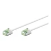 Goobay Gogobay 74357 Ultra-Flexible CAT 8.1 Komutacinis kabelis, Slim, U/FTP, 0,15 m, Baltas | Apskritu