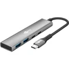 „Goobay Slim“ 4 prievadų USB šakotuvas, USB-C į USB-C/USB-A, 5 Gb/s | 76563
