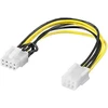 „Goobay“ | Maitinimo kabelis / adapteris kompiuterio vaizdo plokštei; PCI-E / PCI Express; 6 kontaktų į 8 kontaktus