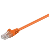 Goobay 95221 CAT 5e jungiamasis kabelis, U/UTP, oranžinis, 10 m Goobay