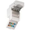 Goobay Gogobay 95742 Keystone modulis RJ45 CAT 6, UTP, 250 MHz, baltas