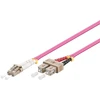 Goobay 95943 optinio pluošto kabelis, daugiamodis (OM4) Violett, 1m