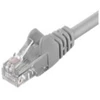 Goobay GB CAT6 NETWORK CABLE U/UTP Pilkas 0.5M