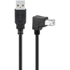 Goobay | USB 2.0 didelės spartos laidas 90° | USB į USB