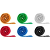 Goobay Cable management set with hook-and-loop fastener (17cm) 70350 mėlynas, žalias, oranžinis, red, juodas, baltas